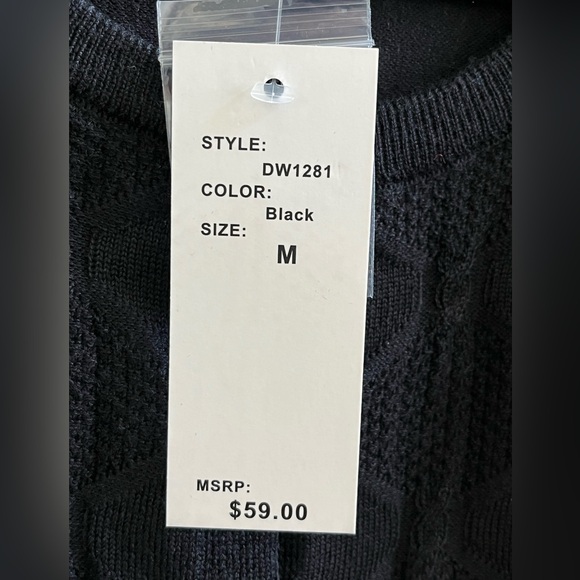 🖤Elegant Black Button-Up Cardigan 
Size:M - Picture 7 of 9